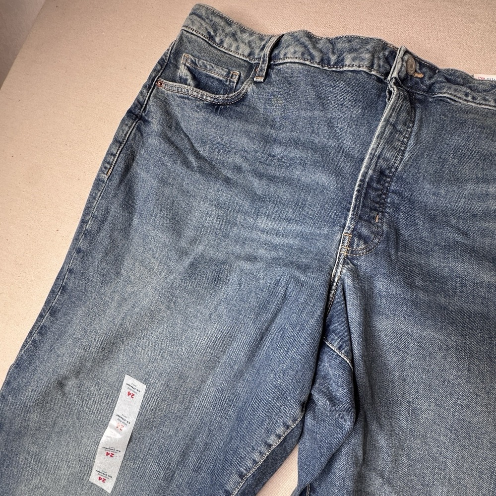 OLD NAVY Women's Size 24 High-Rise OG Straight‎ Ankle Jeans Smooth Pocket NWT